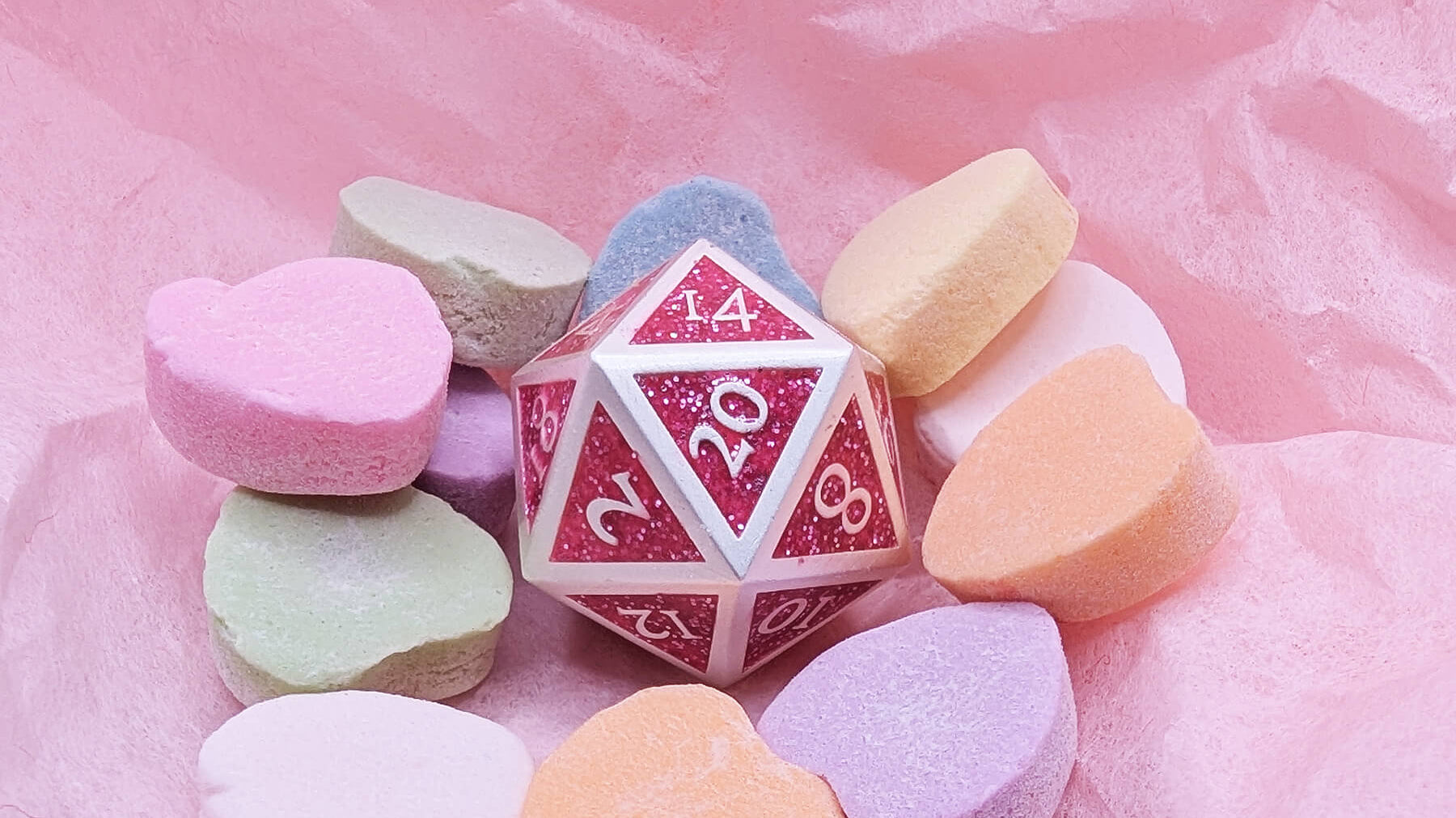 Be My Valentine: Spend $10 And Get A Free Metal D20