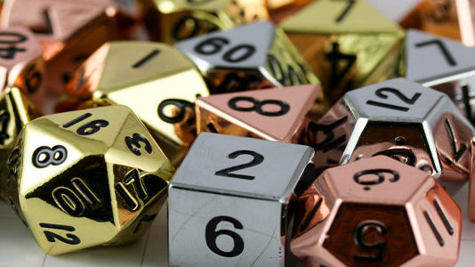Now In Stock: Metal D&D Dice