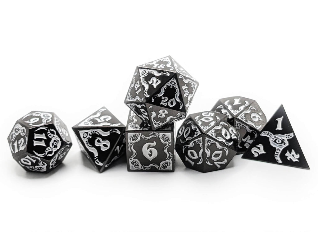 Call of Cthulhu Metal Dice for tabletop roleplaying games 
