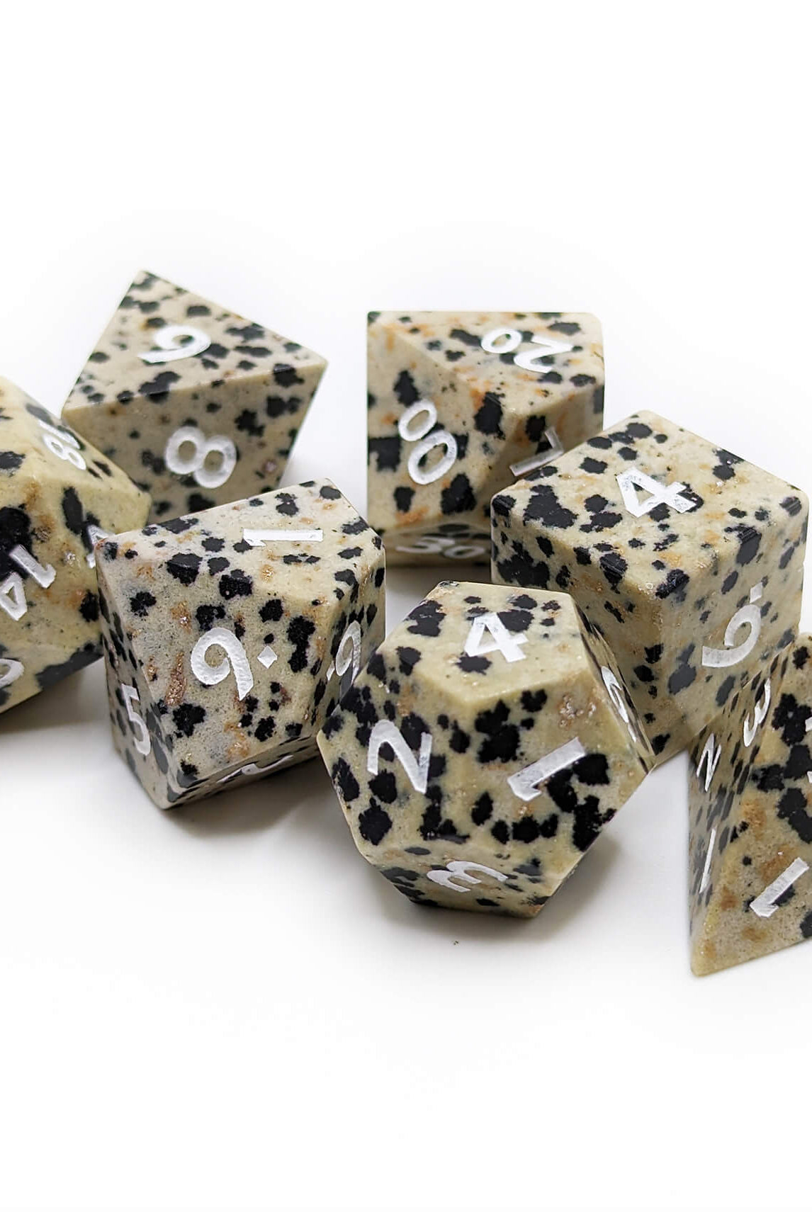 Dalmatian Stone dice for dnd games
