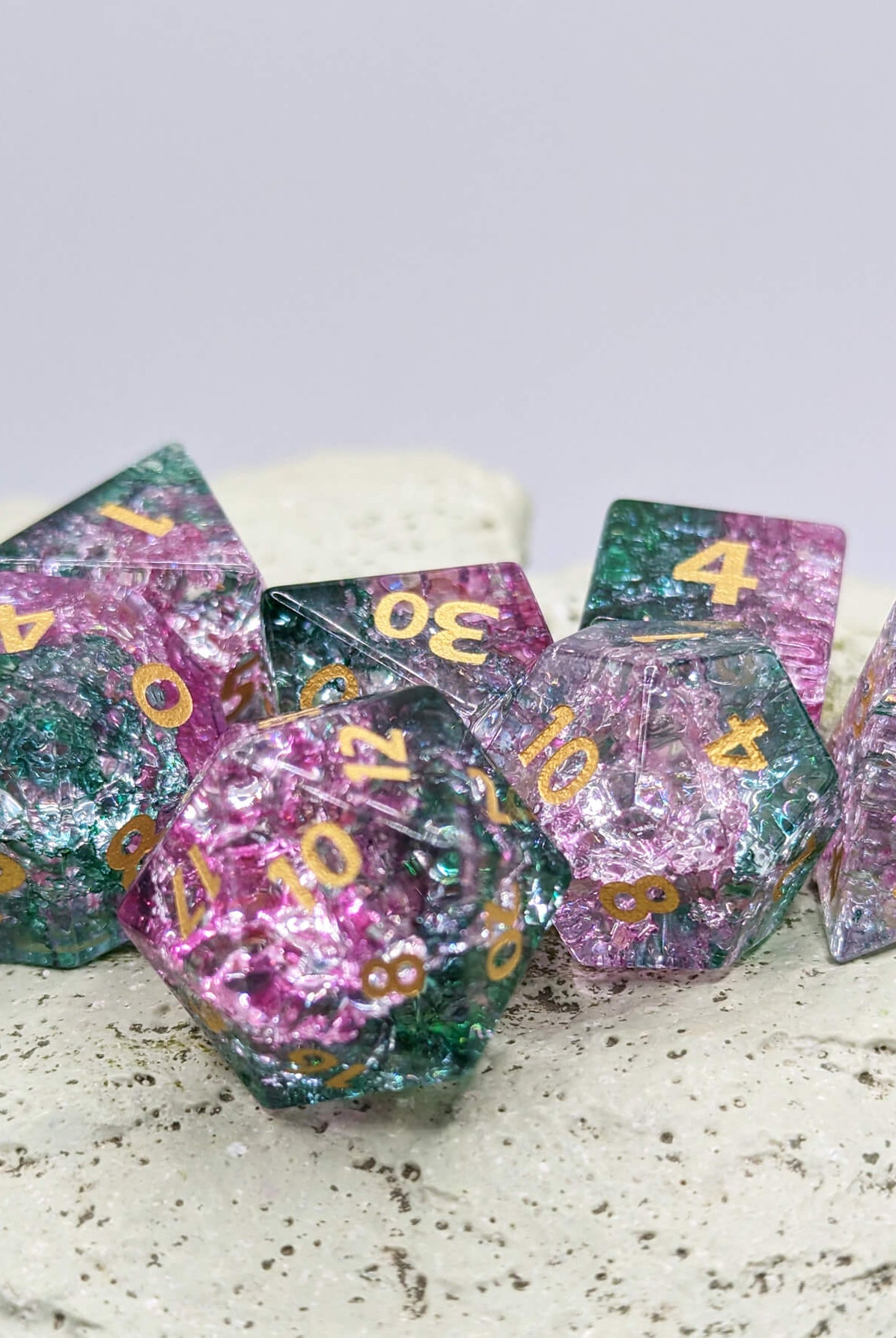 shattered glass dice