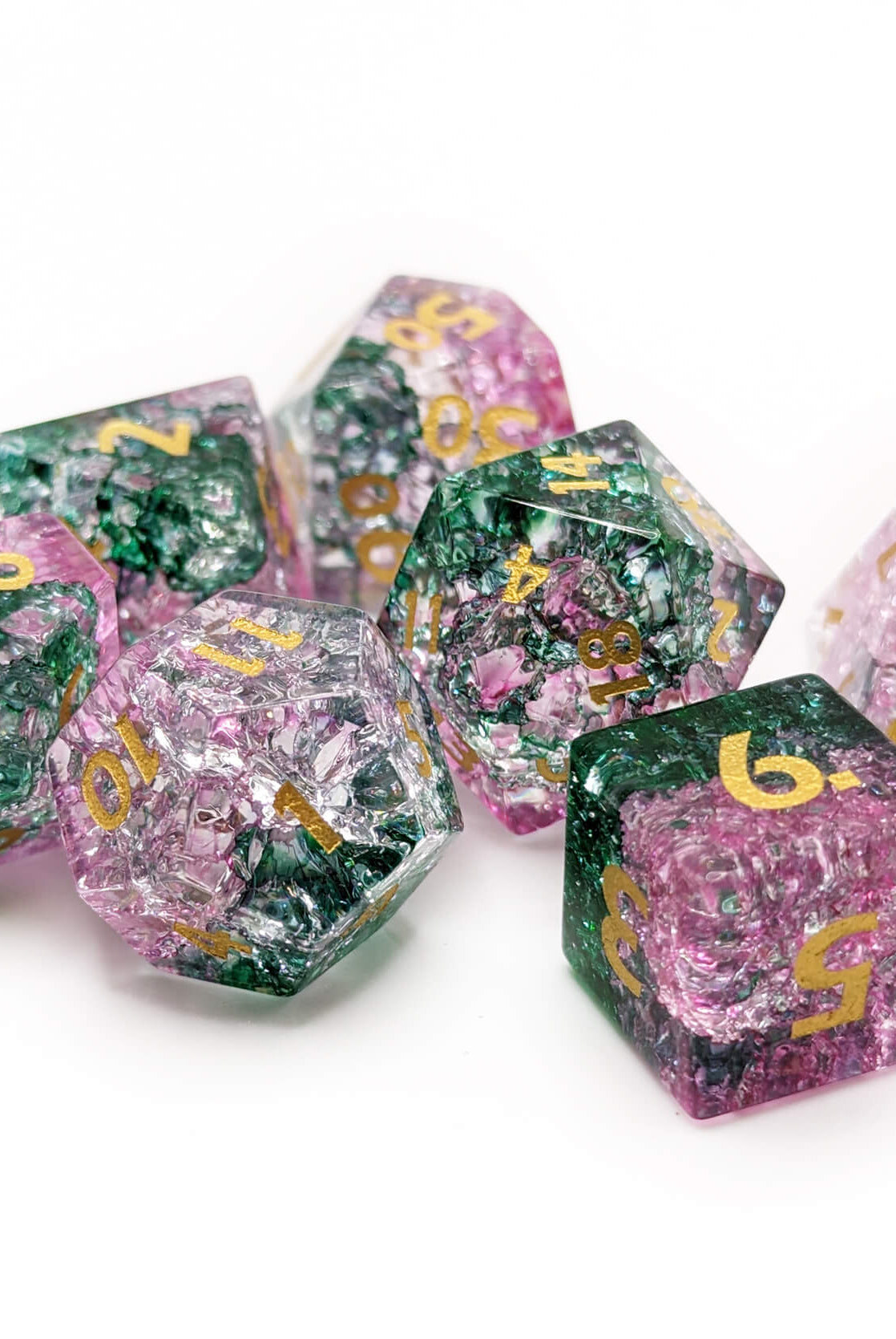 dnd rainbow glass dice