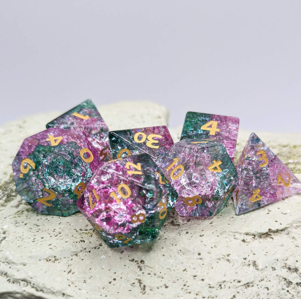 shattered glass dice