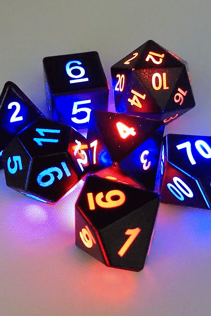 Electronic Light Up Dice