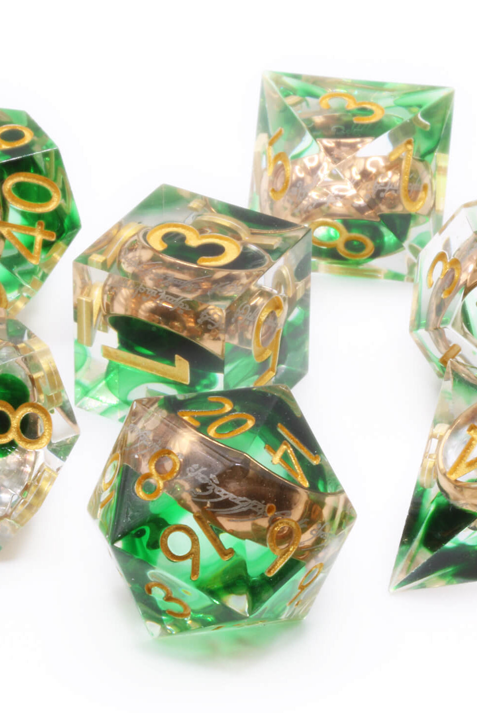 Gold Magic Ring Dice Sets on sale at Dark Elf Dice