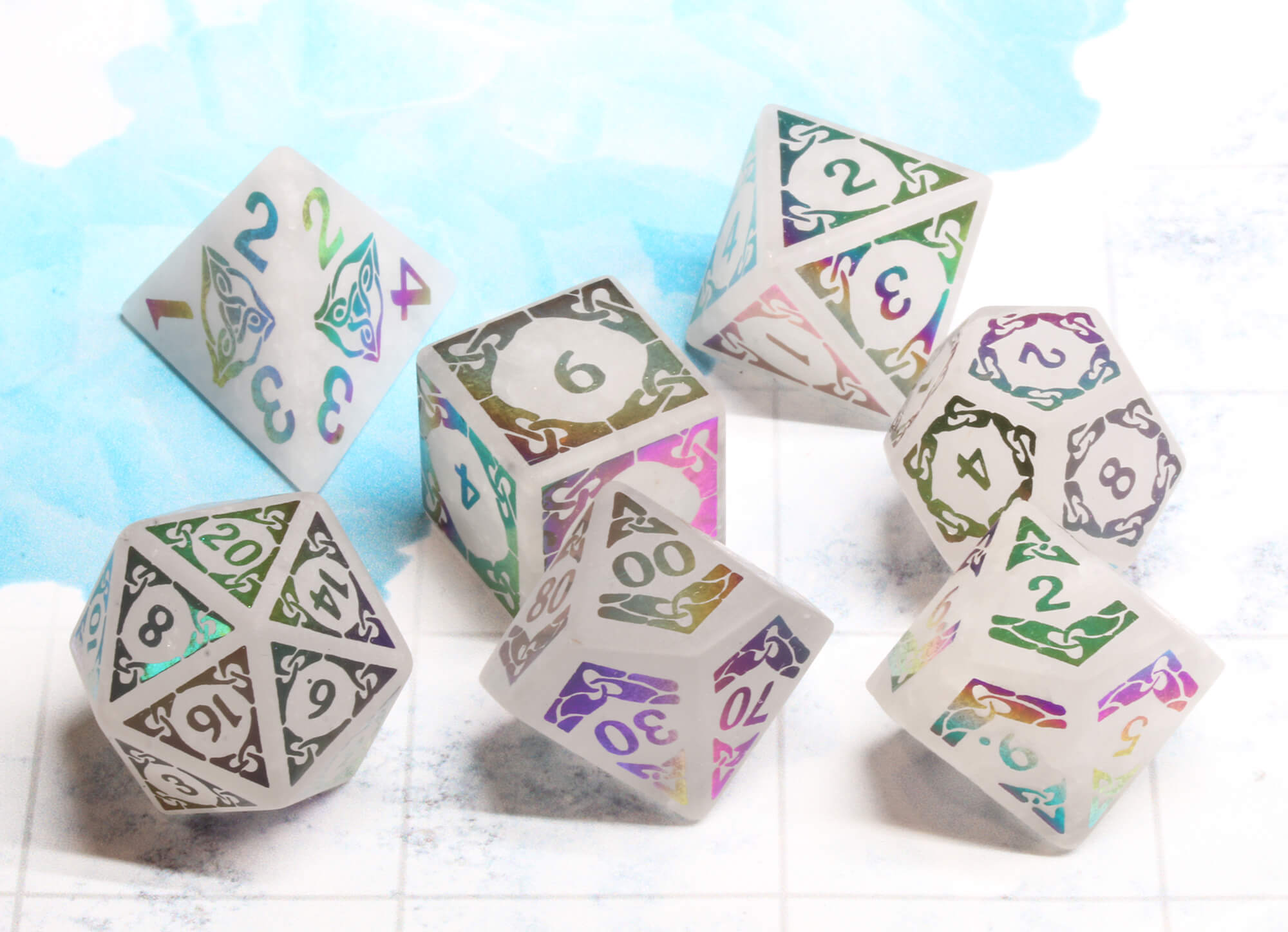 Gemstone Dice The Rainbow Bridge