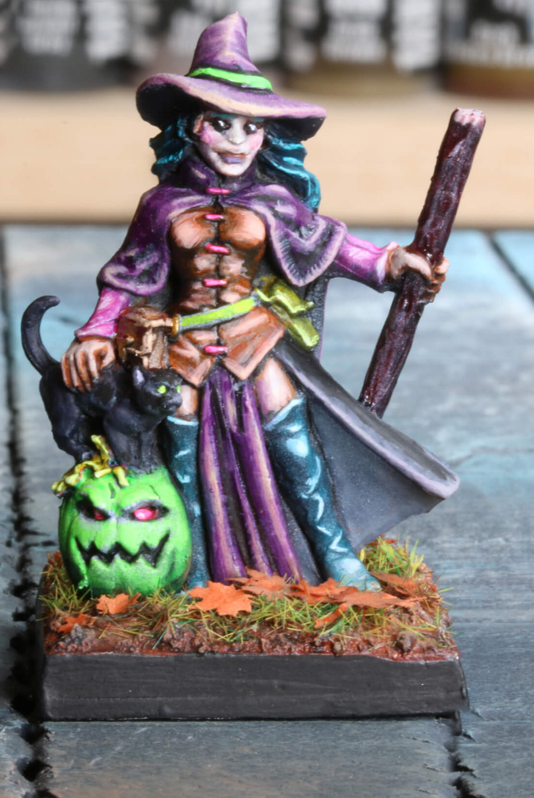 DnD Miniatures Witch 2 at Dark Elf Dice
