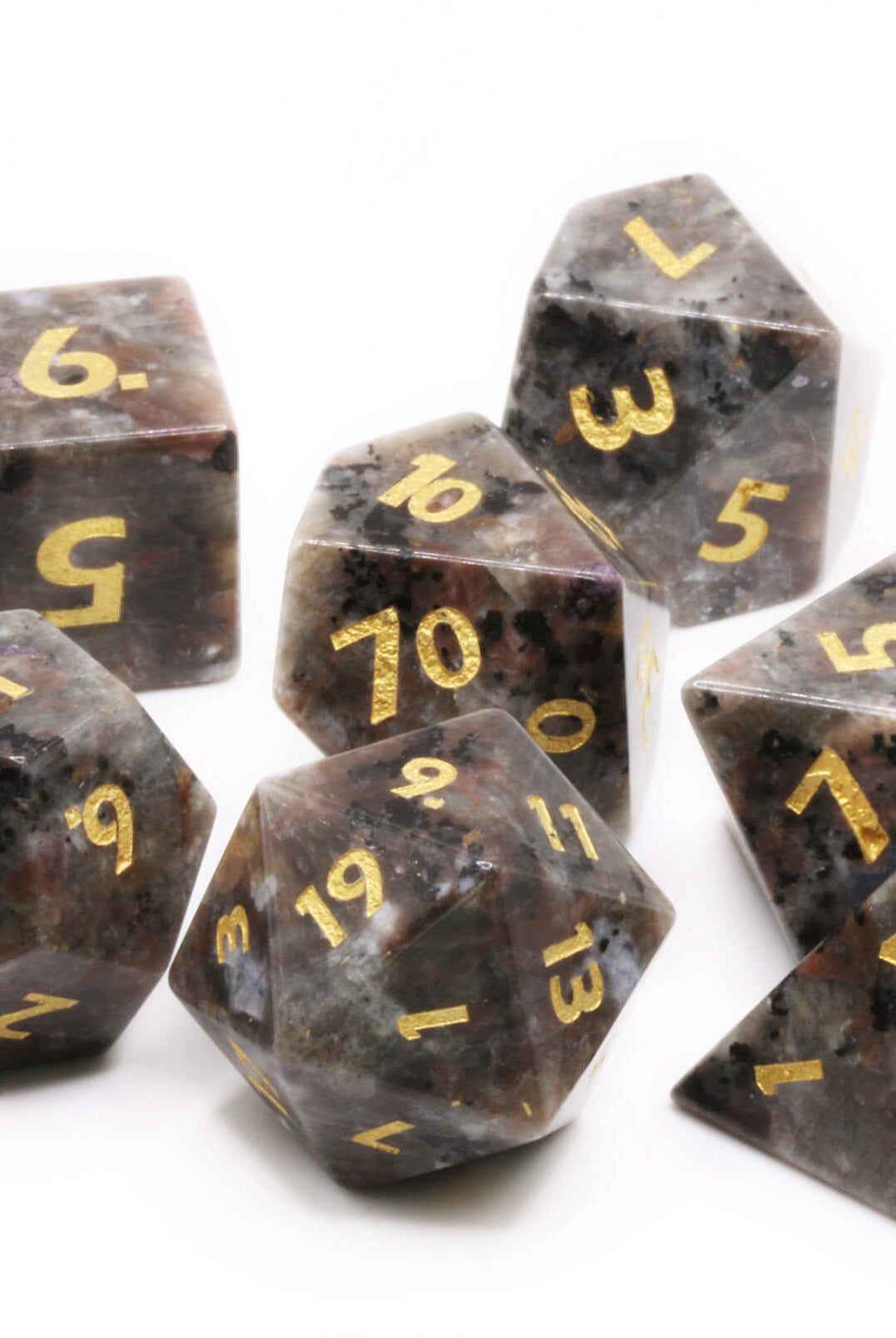 Gemstone Fluorescent Sodalite dice