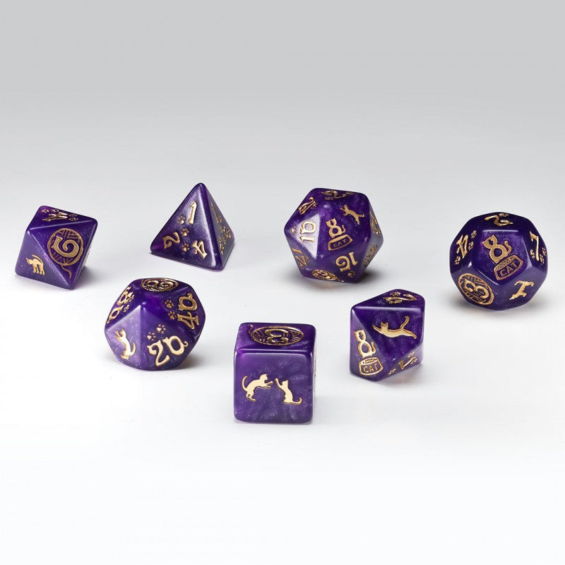 Cats dice sets on sale at dark elf dice