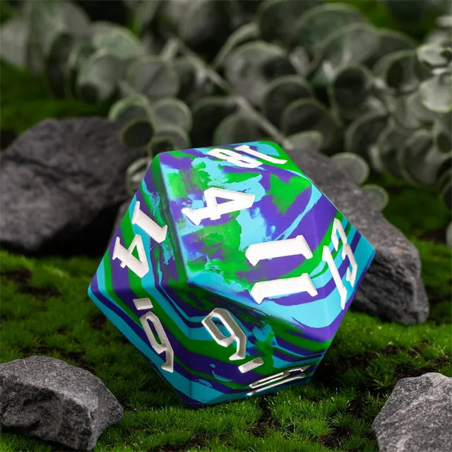 Big rubber d20 for dnd games
