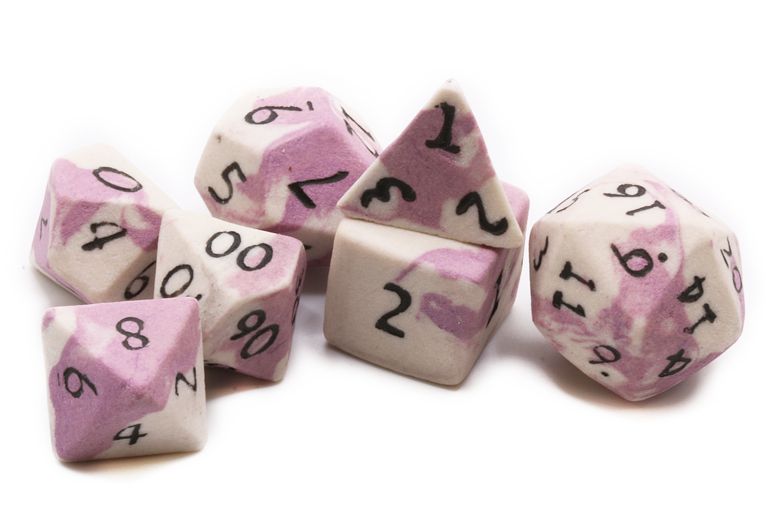 Thought Ray Ceramic Dice at Dark Elf Dice