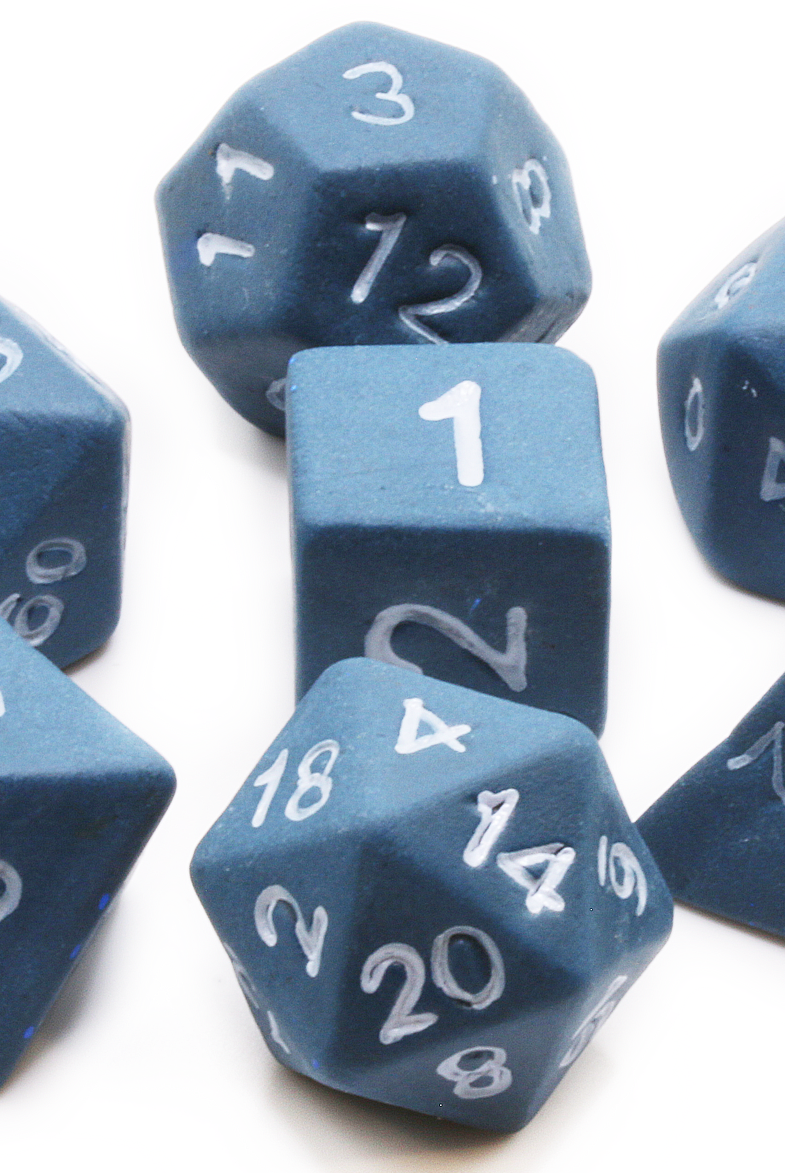 Dawnblade ceramic dice set