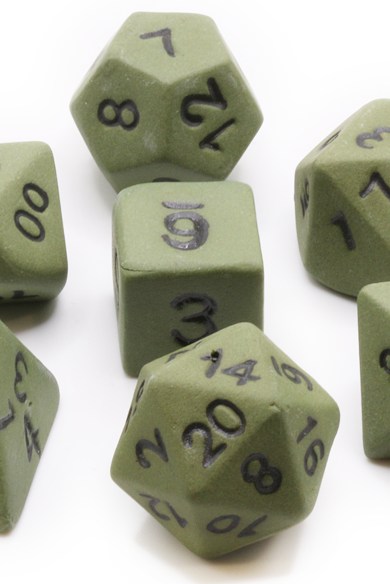 Forgotten Forest Ceramic Dice Set