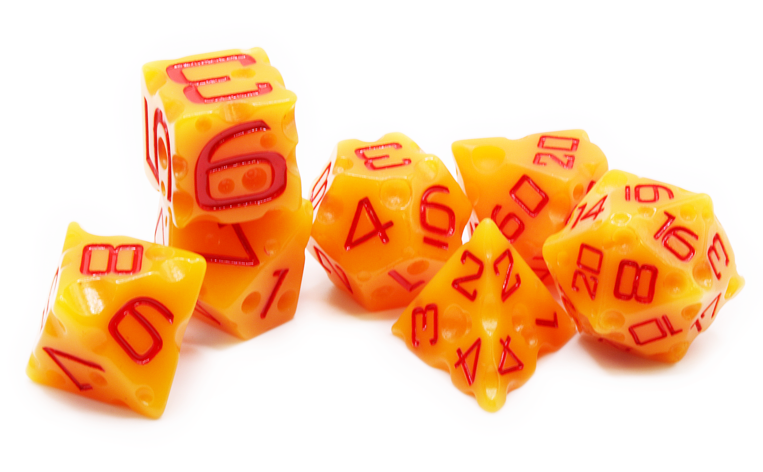 Cheese DnD dice