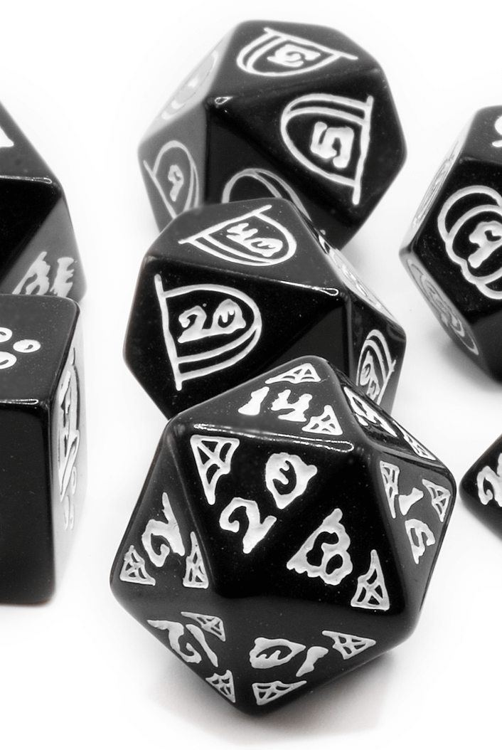 Halloween Dice Set at Dark Elf Dice