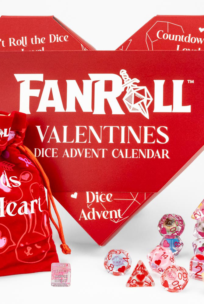Fanroll Valentines Dice Advent Calendar