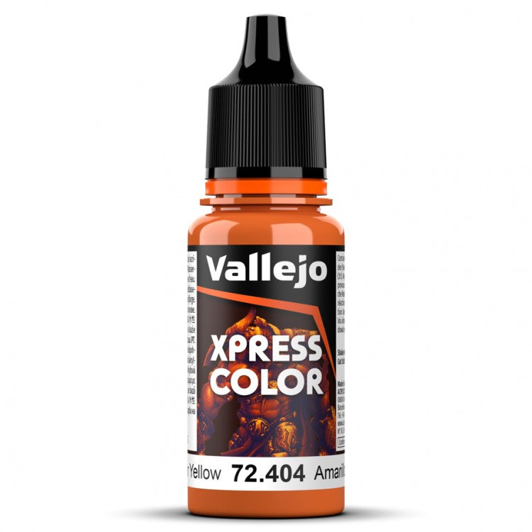 Nuclear Yellow Vallejo Xpress Color Contrast Speed Paint for Fantasy and Wargame Miniatures