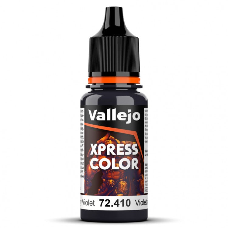 Gloomy Violet Vallejo Xpress Color Contrast Speed Paint for Fantasy and Wargame Miniatures