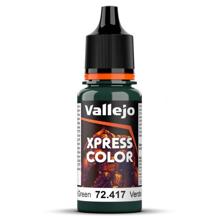 Snake Green Vallejo Xpress Color Contrast Speed Paint for Fantasy and Wargame Miniatures