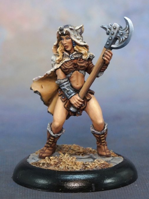 Female Barbarian Miniature