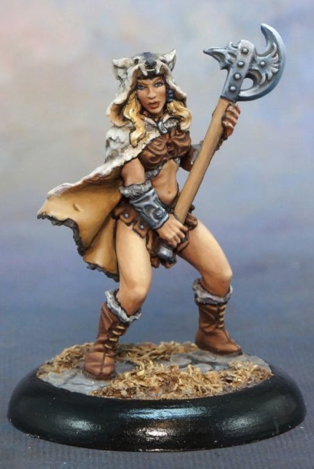 Female Barbarian Miniature 2
