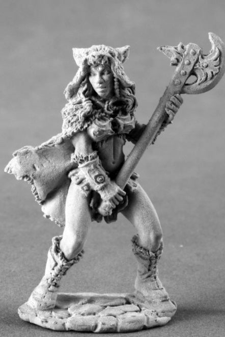 Female Barbarian Miniature 4