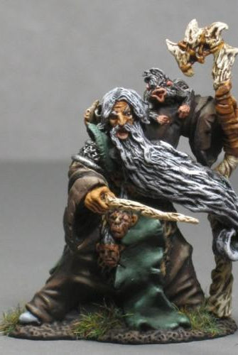 RPG Miniatures Druid With Wand