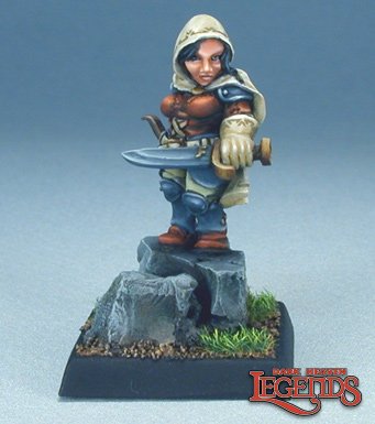 Female Dwarf Rogue Miniature