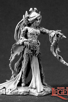 D&D Dark Elf Queen Miniature