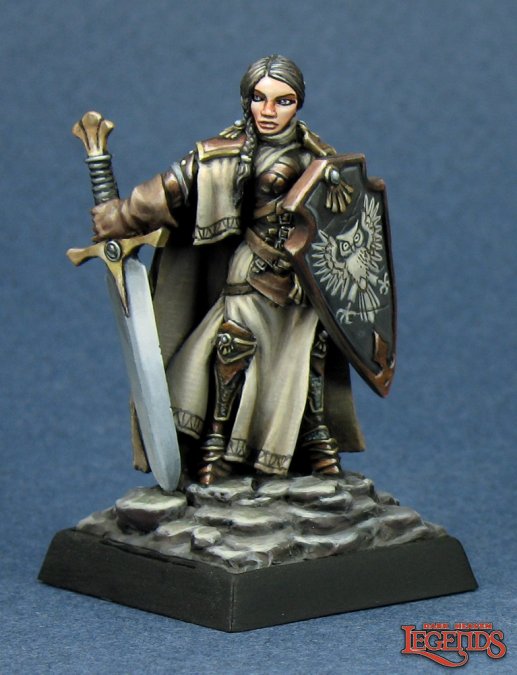 D&D Female Paladin Miniature