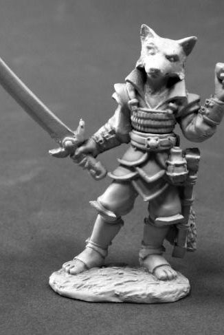 D&D Miniature Kitsune Rogue