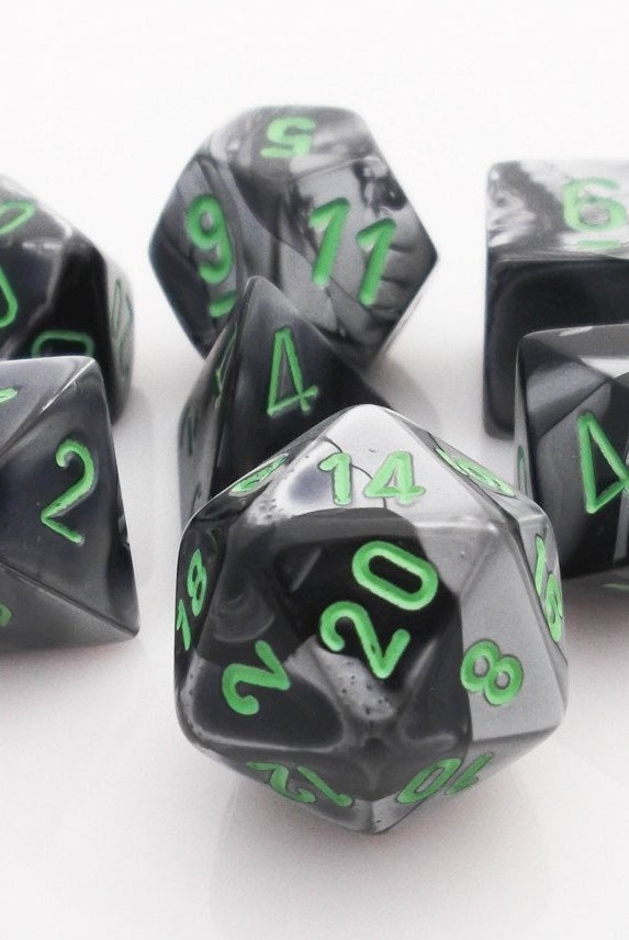 Gemini Dice Black Gray