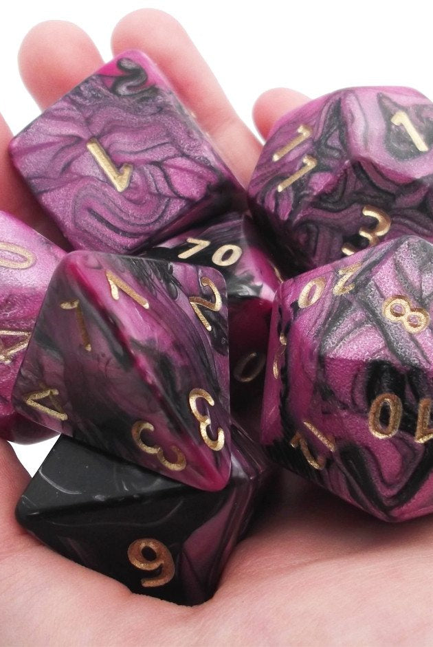 Toxic Giant Dice Pink Black