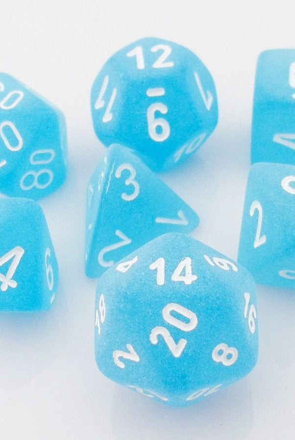 Frosted Dice Caribbean Blue