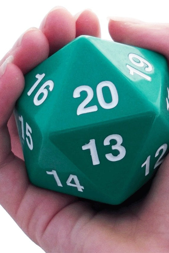 Giant D20 Green Dice