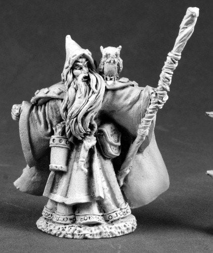 Reaper Miniatures Wizard With Owl 3693 