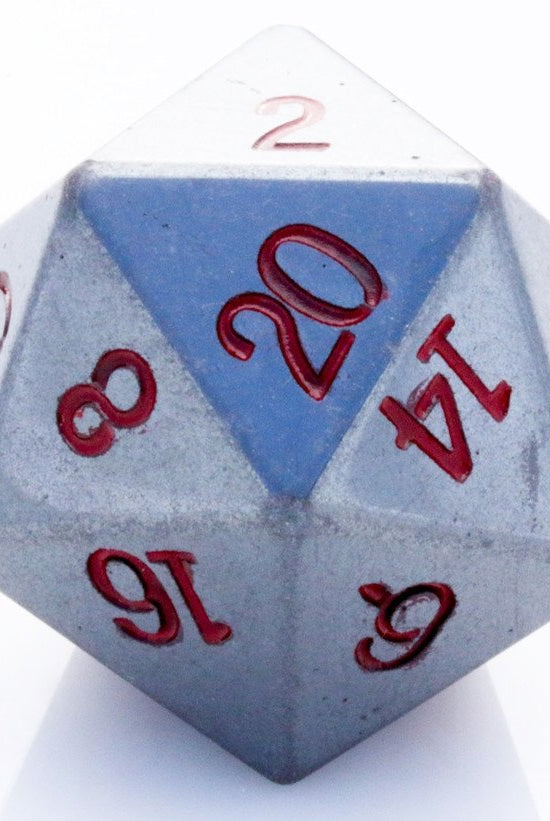Dwarven Stones D20 Hematite