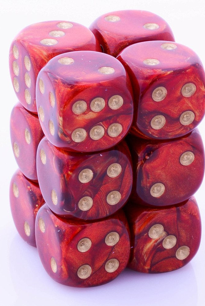 Scarab Dice d6 Scarlet Red