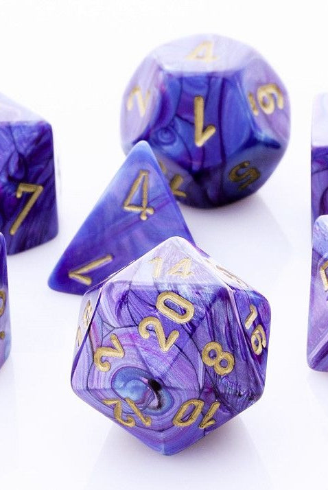 Lustrous Dice Purple