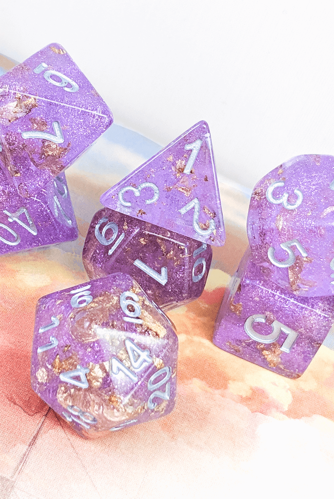 D&D dice Celestial