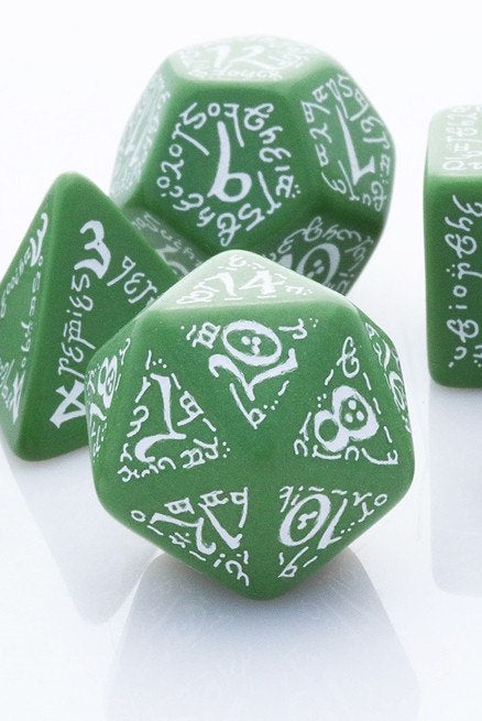 Elven Dice Green