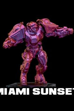 Color shift miniatures paint Miami Sunset 2