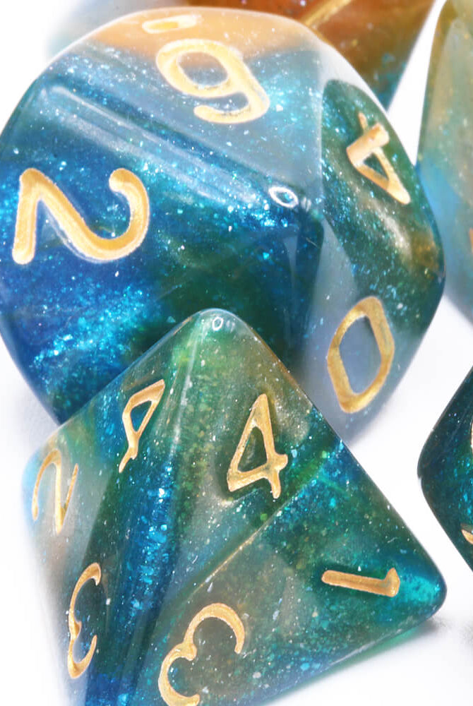 Mythic Paladin TTRPG Dice