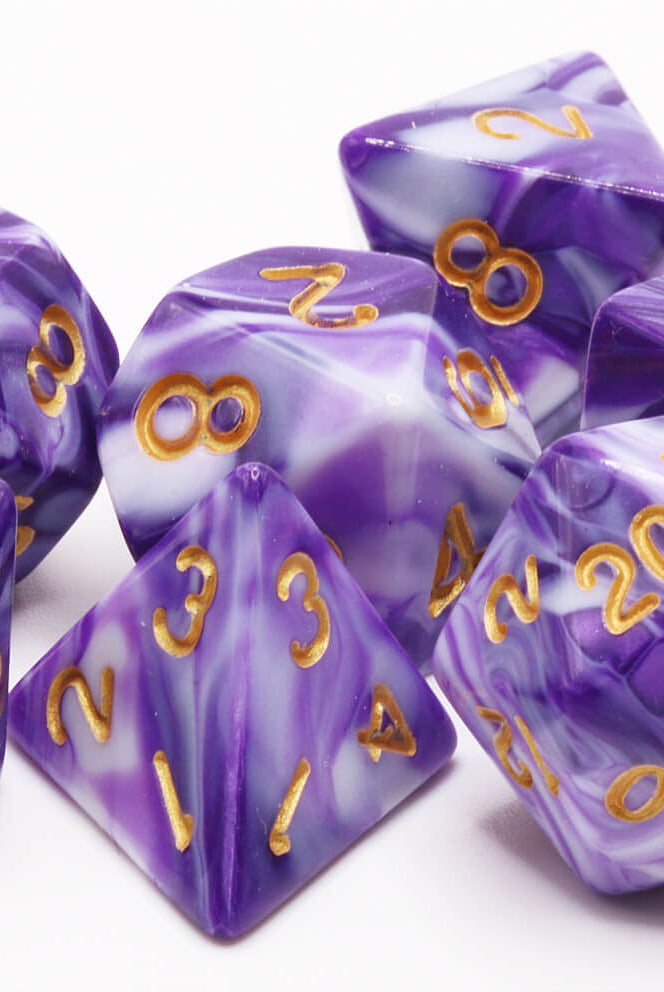 Farseer Purple Dice