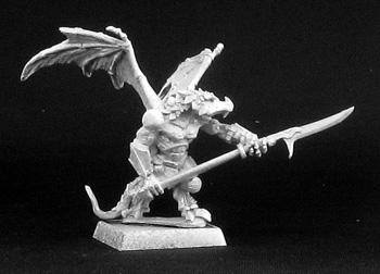 Reaper Miniatures Winged Lizardman Warrior 14441