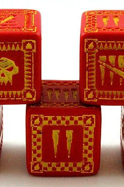 Orc Dice Red D6