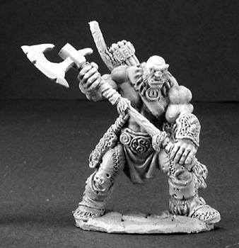 Reaper Miniatures Thelgar Half Orc Barbarian 3197