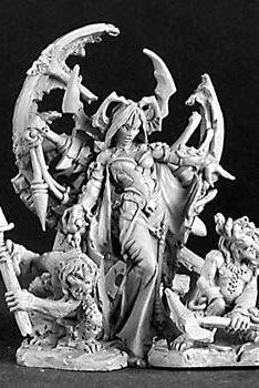 Reaper Miniatures Ghoul Queen and Servants 3126