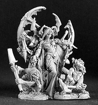 Reaper Miniatures Ghoul Queen and Servants 3126