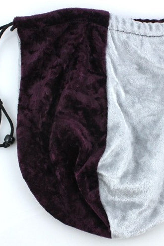 dice bag wine silver
